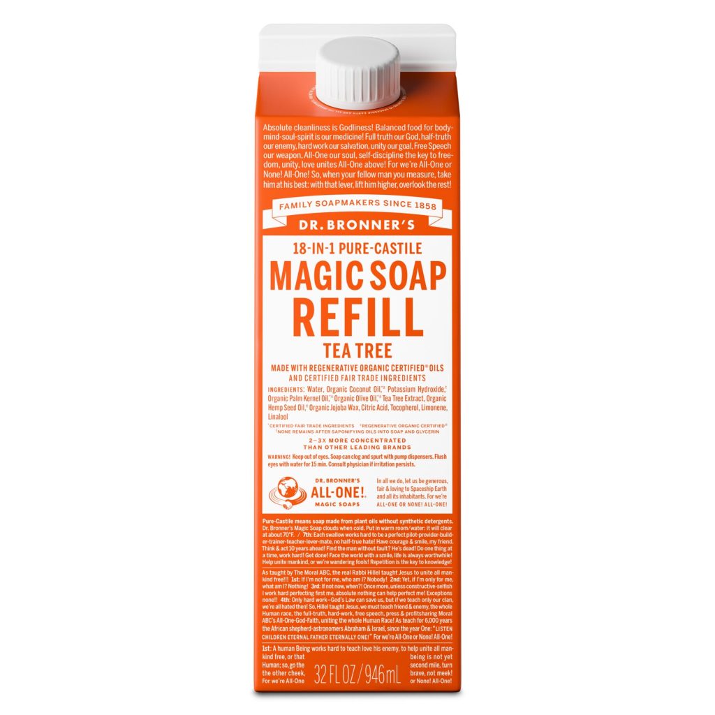 Tea Tree - Pure-Castile Magic Soap Refill